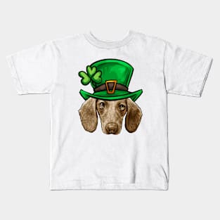 St Patricks Day Dachshund Kids T-Shirt